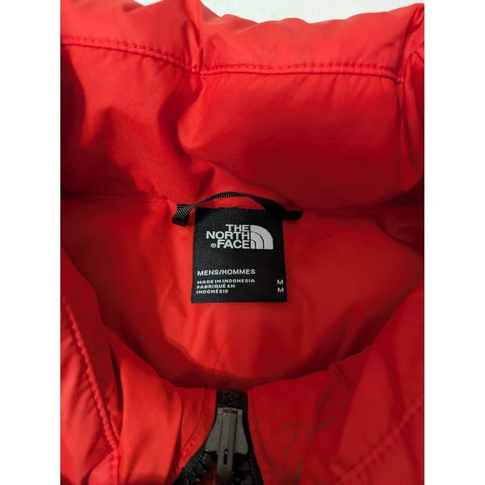 The North Face Jacket Mens Medium Red Down Puffer 550 Full Zip Outdoor Winter